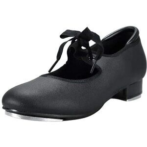 Unisex PU Leather/Patent Ribbon Tie Tap Shoe Dance Shoes for Women and Men